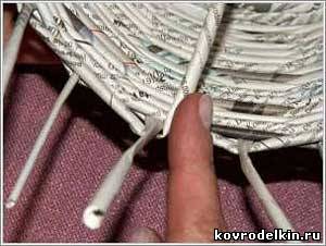 плетение из газет