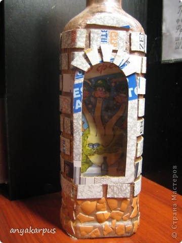 прикольный подарок, 23 февраля, сувенир, бутылка крепость